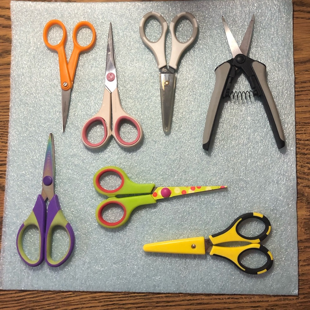 Sewing embroidery quilting scissors bundle set of 7
